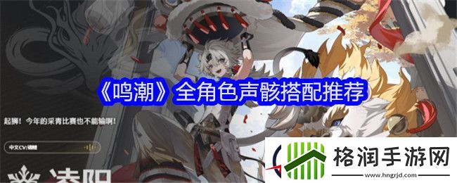 鸣潮全角色声骸搭配推荐