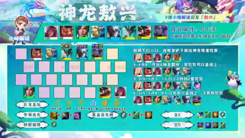 神龙如何搭配阵容装备图片