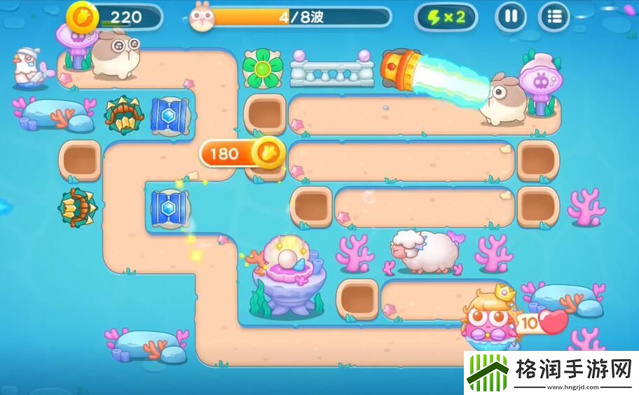 保卫萝卜4海的闺女49关攻略