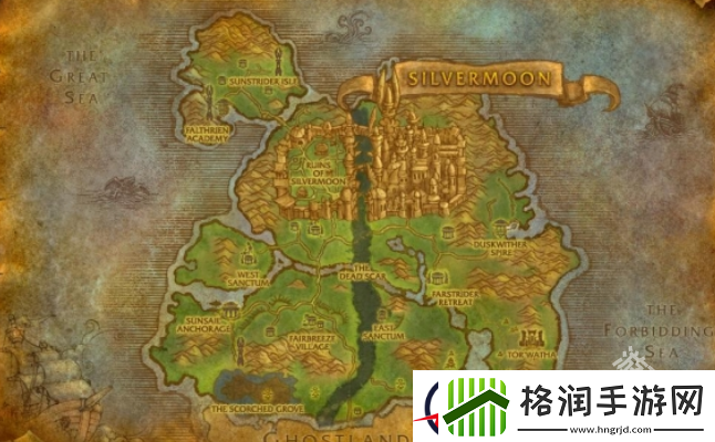 魔兽世界永歌森林地图在哪