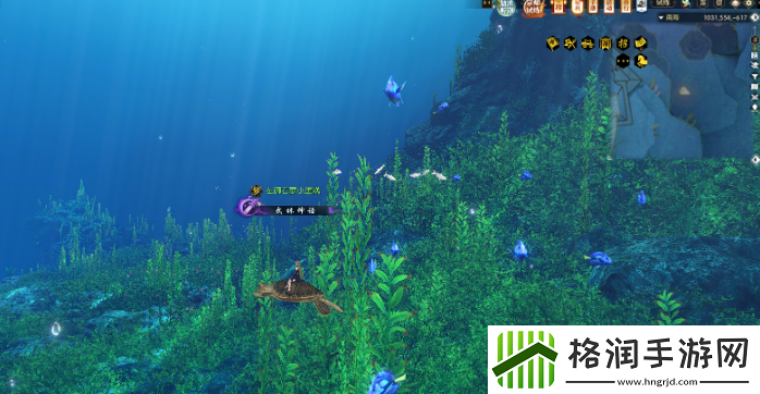 逆水寒蓝刺尾鱼位置介绍