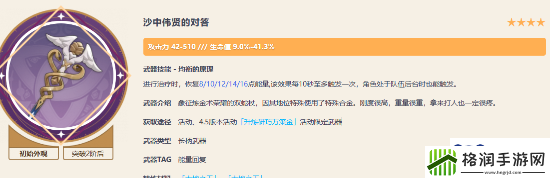 原神沙中伟贤的对答突破材料