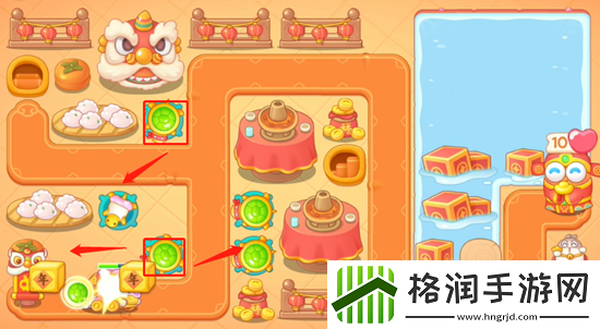 保卫萝卜4新春大集第7关如何通关