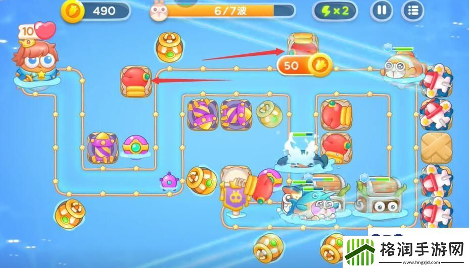 保卫萝卜4海的闺女80关攻略