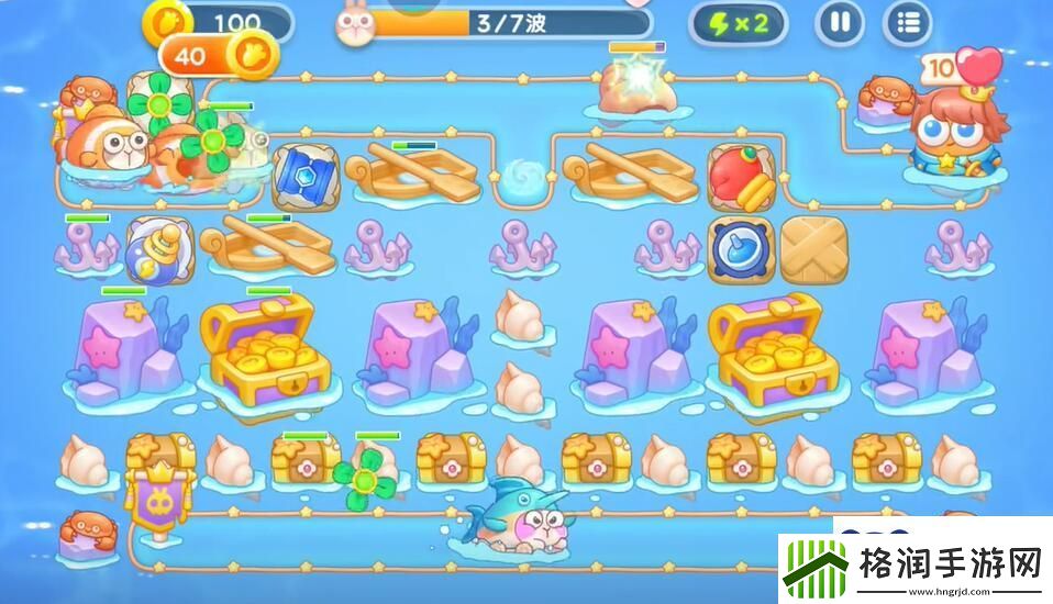 保卫萝卜4海的闺女88关攻略