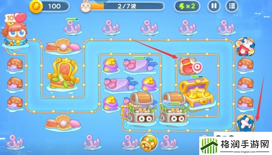 保卫萝卜4海的闺女80关攻略