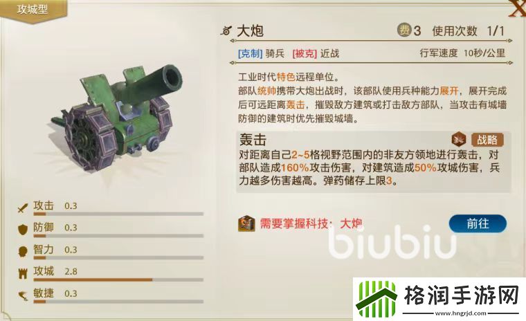 世界启元工业时代兵种有哪些