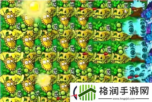 pvz杂交版迷你游戏看他们像柱子一样通关方法