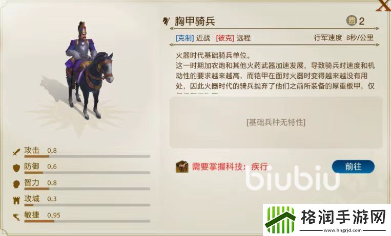 世界启元火器时代兵种有哪些