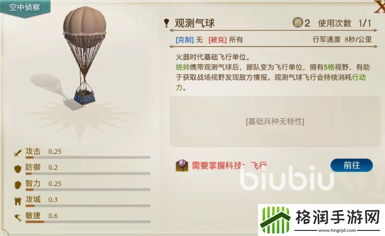 世界启元火器时代兵种有哪些