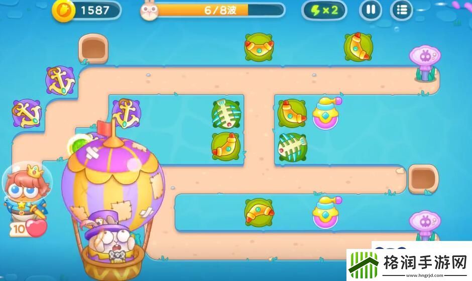 保卫萝卜4海的闺女73关攻略