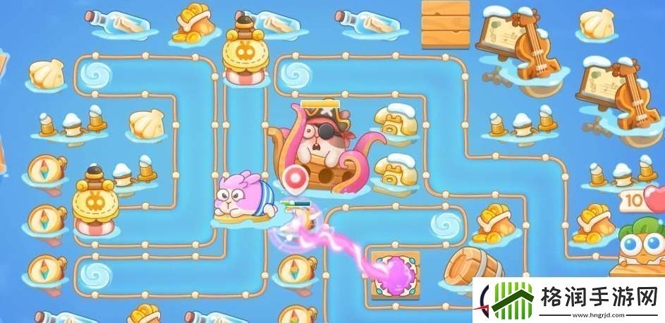 保卫萝卜4暖暖汤泉第4关图文攻略