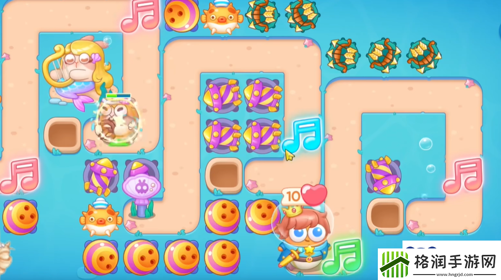 保卫萝卜4海的闺女65关攻略