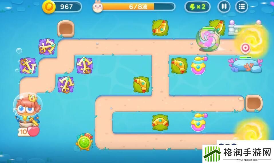 保卫萝卜4海的闺女73关攻略