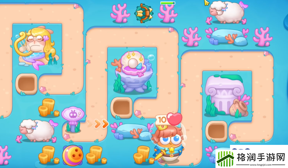 保卫萝卜4海的闺女65关攻略