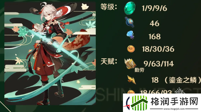原神枫原万叶天赋突破材料是什么