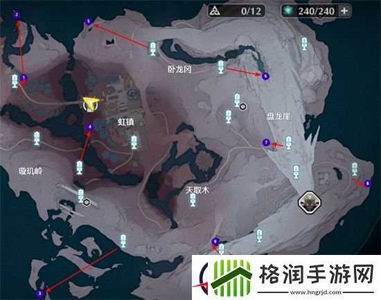 鸣潮乘霄山全部伏霜虫位置一览