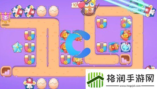 保卫萝卜4阿波与魔法宝藏第四十三关图文攻略