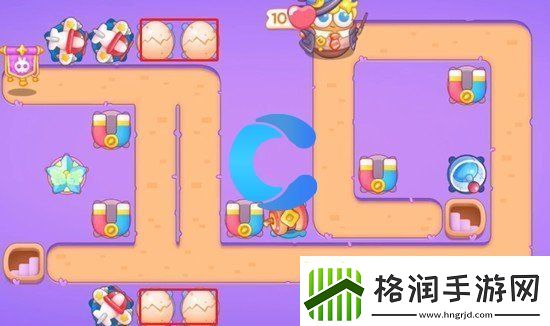 保卫萝卜4阿波与魔法宝藏第四十三关图文攻略