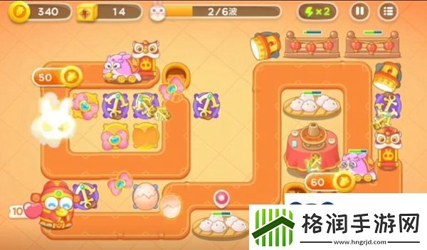 保卫萝卜4新春大集1关攻略