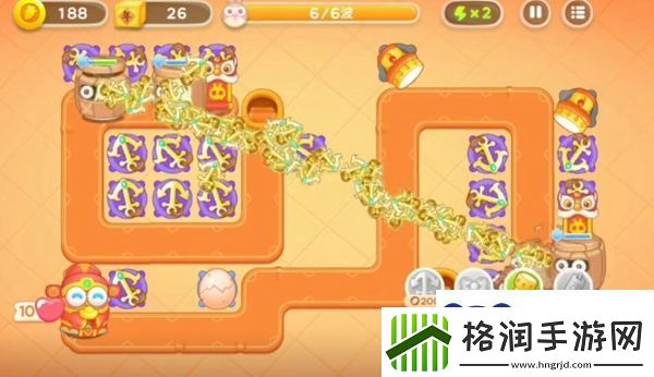 保卫萝卜4新春大集1关攻略