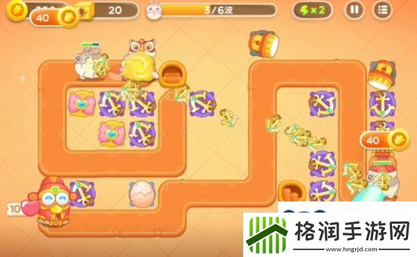 保卫萝卜4新春大集1关攻略