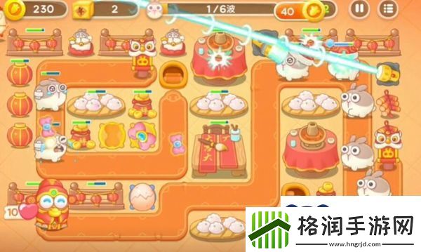 保卫萝卜4新春大集1关攻略