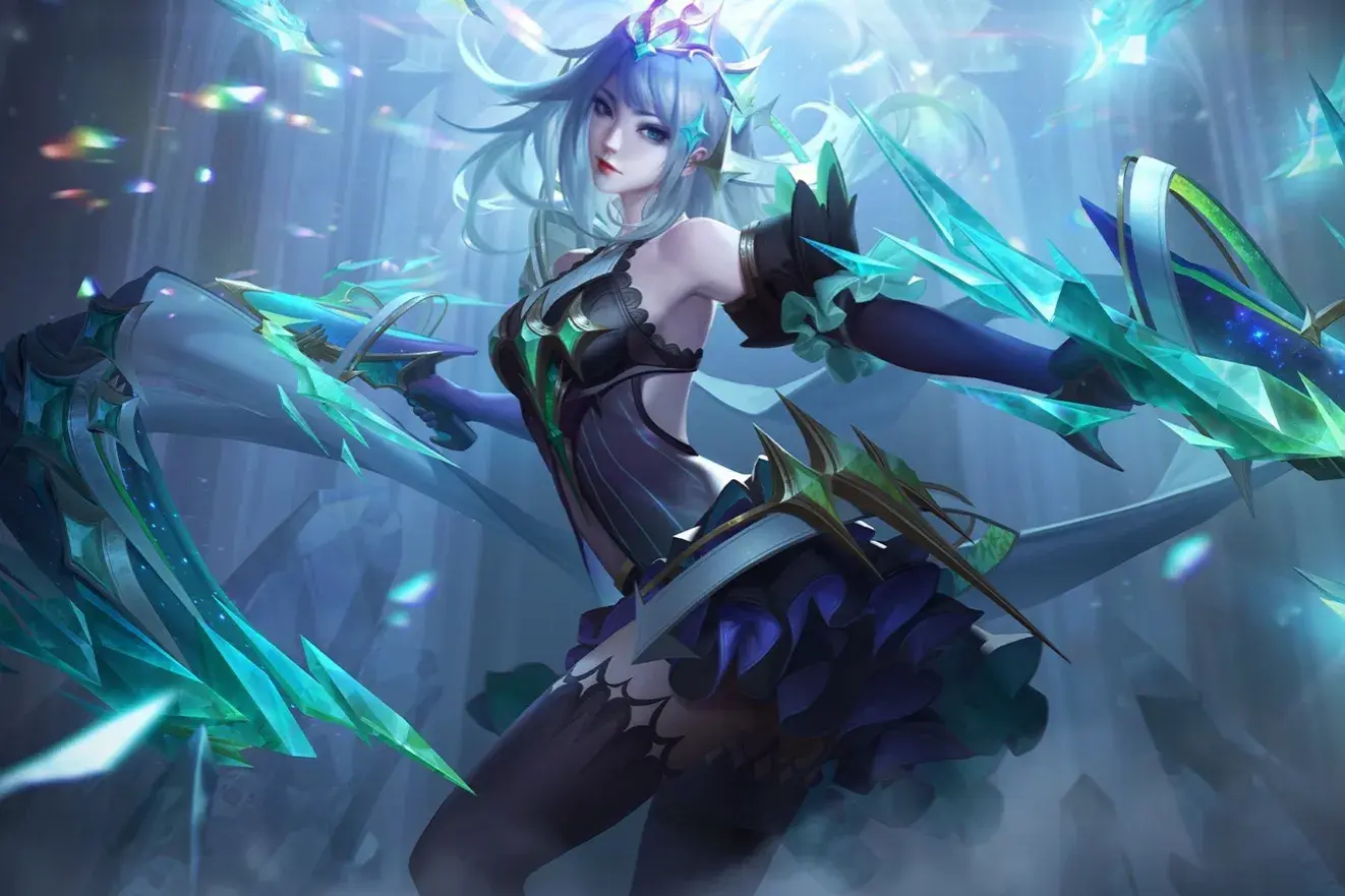 游戏中的美女怎么形容