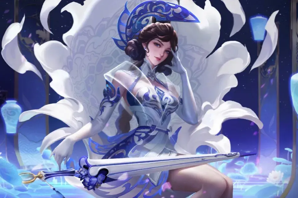 游戏中的美女怎么形容
