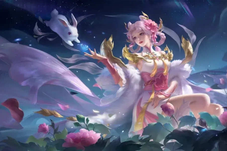游戏中的美女怎么形容