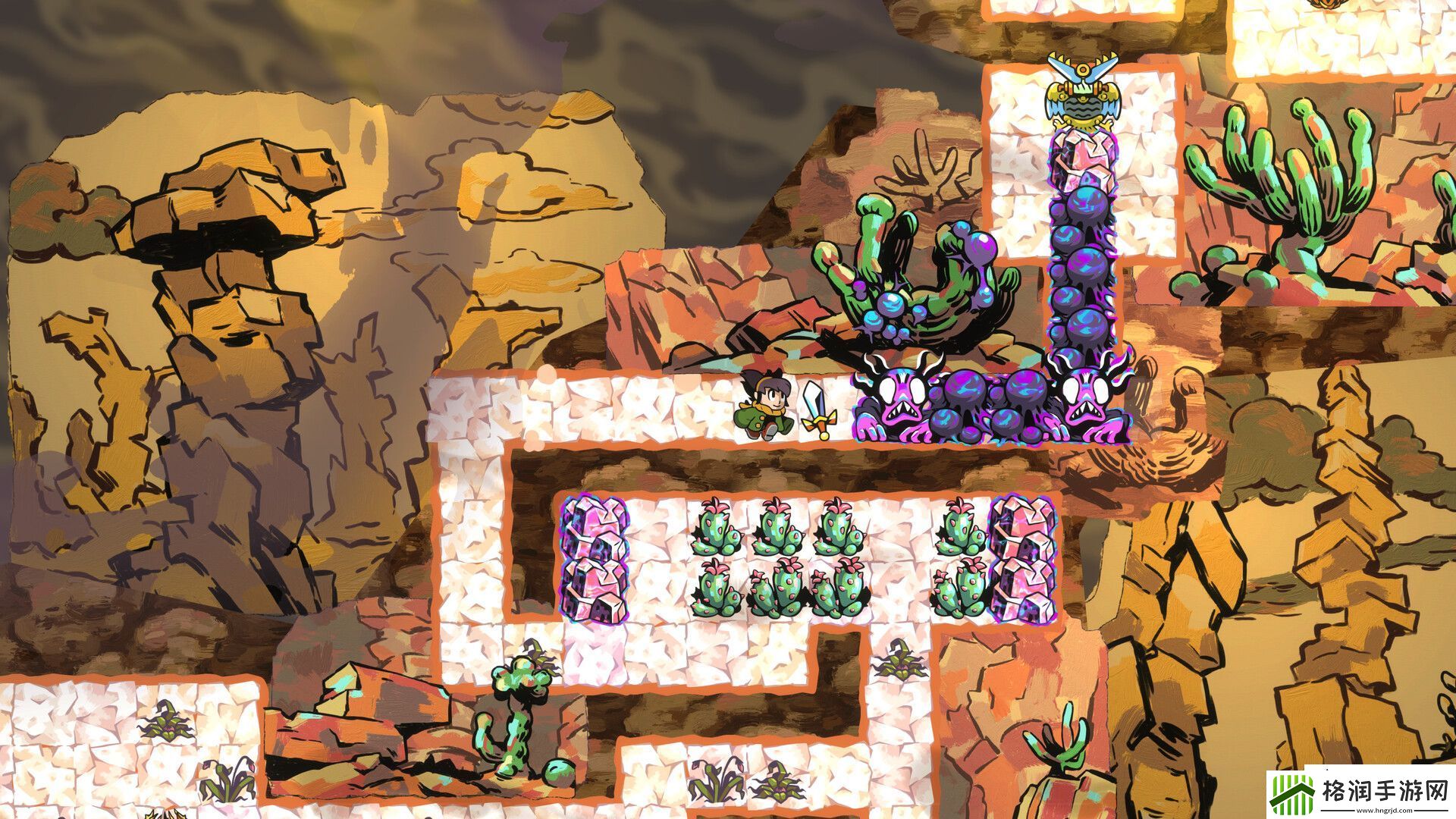 网格导向冒险游戏编织者