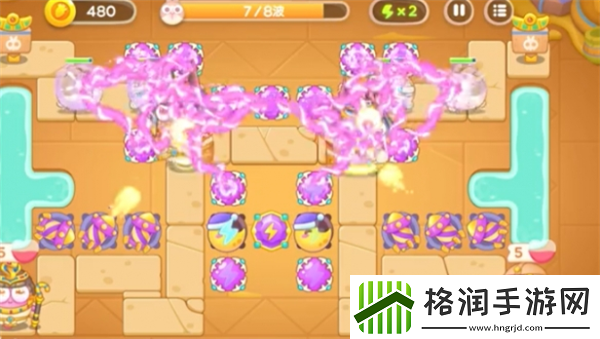 保卫萝卜4法老归来第6关怎么过