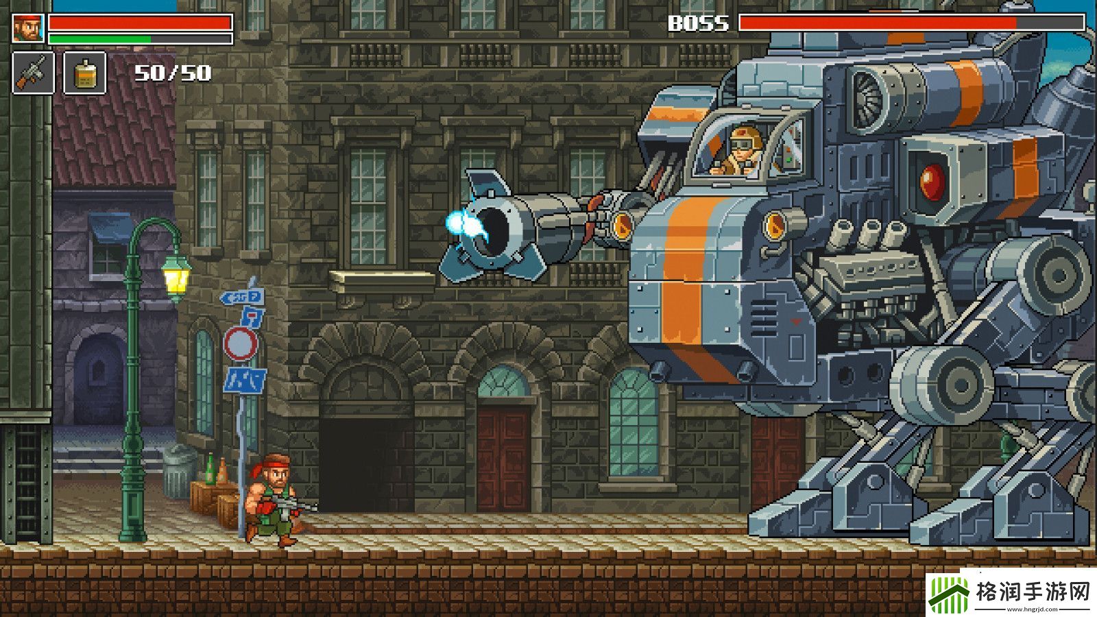 射击类银河战士恶魔城游戏狂怒之枪Steam页面