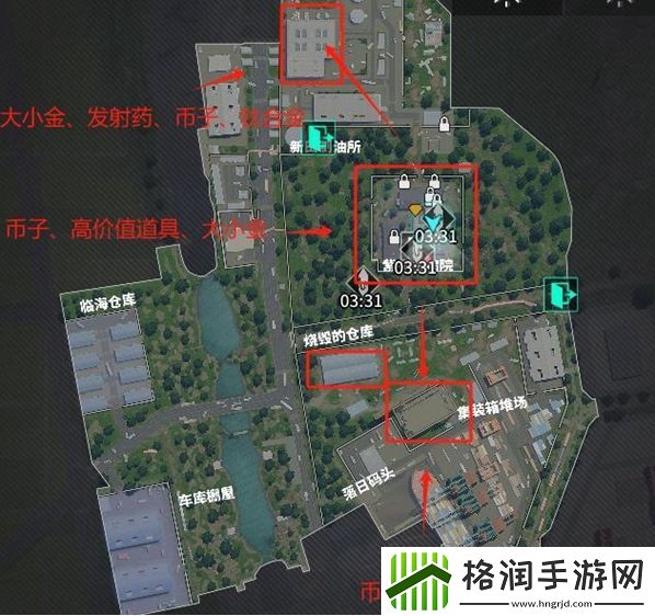 萤火突击南风港地图摸金跑图路线是什么