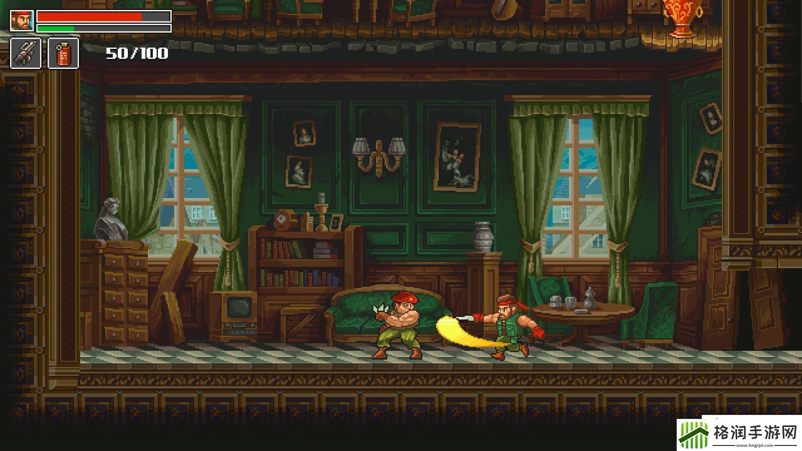 射击类银河战士恶魔城游戏狂怒之枪Steam页面