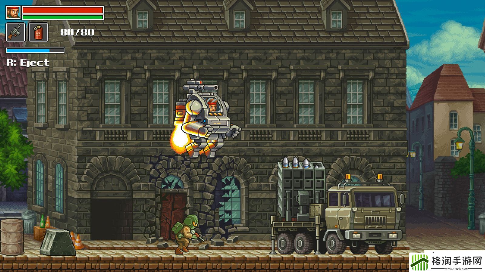 射击类银河战士恶魔城游戏狂怒之枪Steam页面