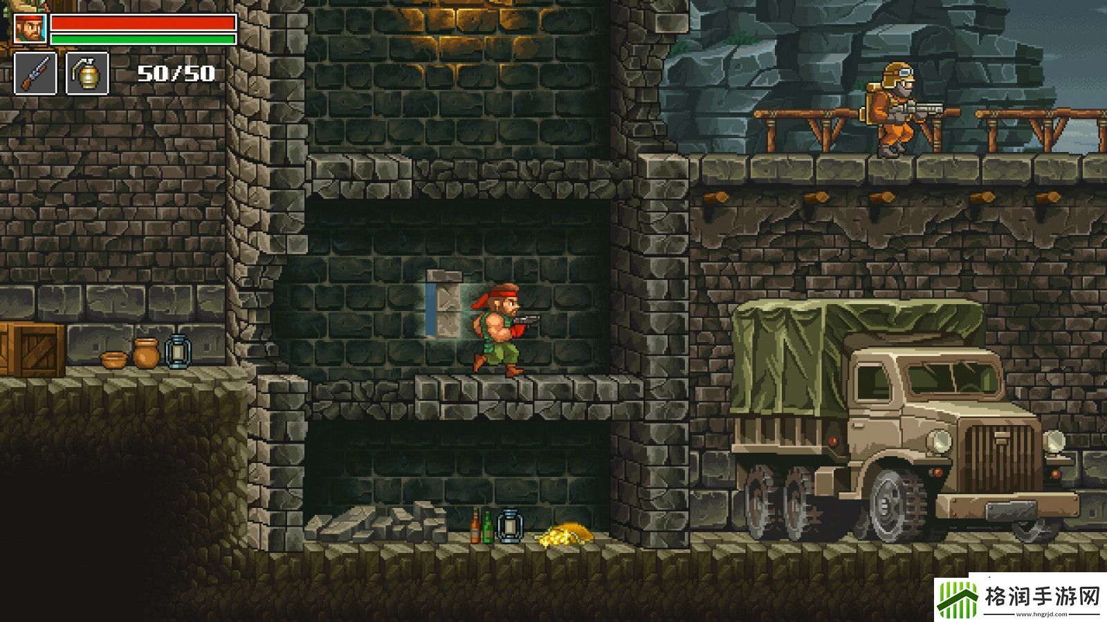 射击类银河战士恶魔城游戏狂怒之枪Steam页面