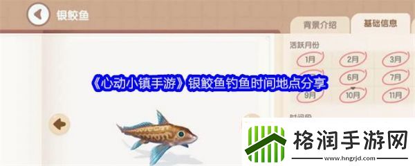 心动小镇手游银鲛鱼怎么钓