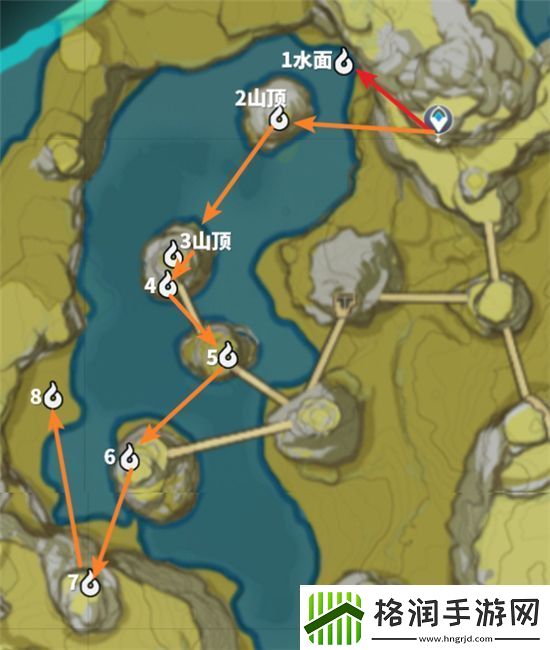 原神觅取月晖磐岩之路逐月符位置介绍