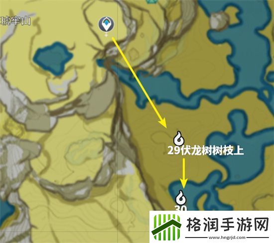 原神觅取月晖磐岩之路逐月符位置介绍