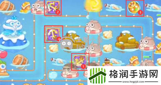 保卫萝卜4天下第一汤第六关攻略图解