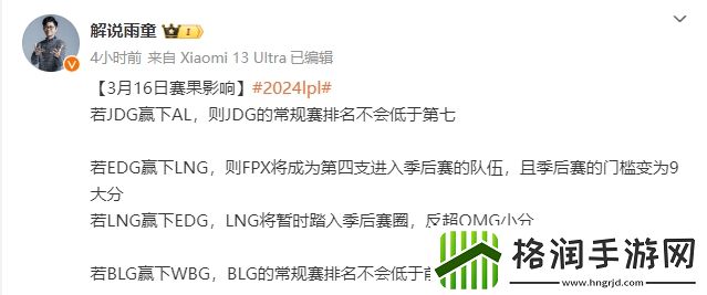 雨童分析LPL