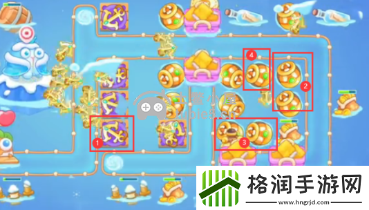 保卫萝卜4天下第一汤第六关攻略图解