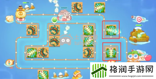 保卫萝卜4天下第一汤第六关攻略图解