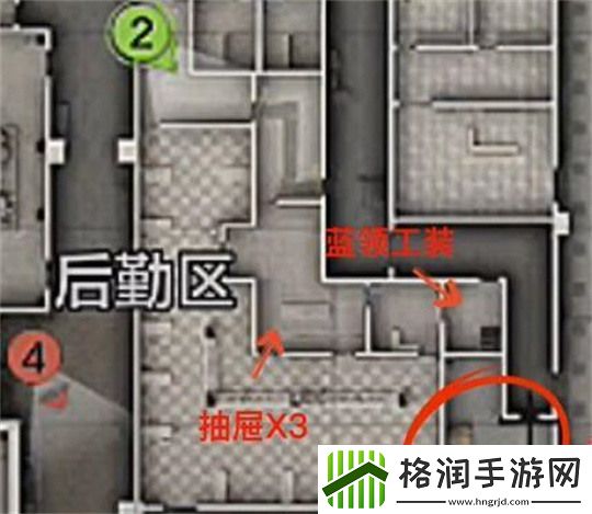 暗区突围电视台保险箱位置