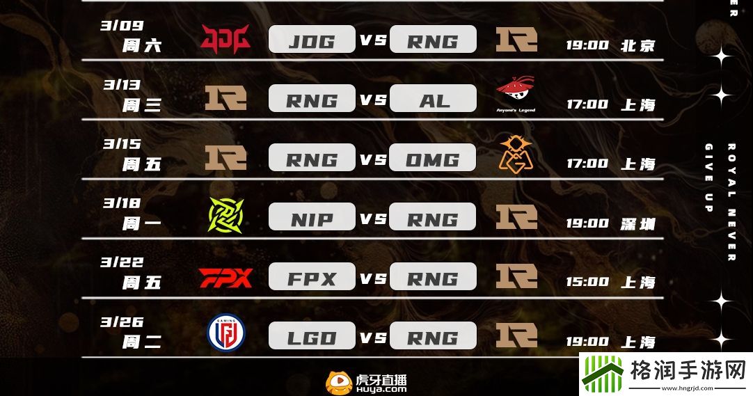 下场就打JDG！RNG后续赛程不容有失