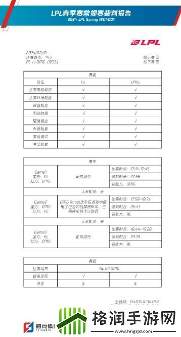 LPL裁判报告