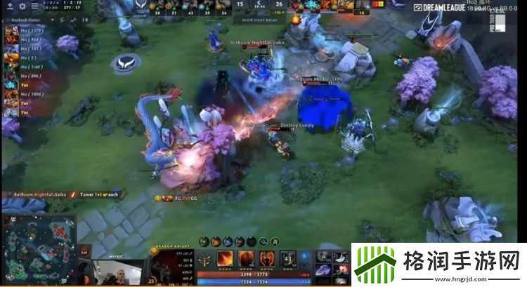 梦幻联赛Nightfall大炮TB输出无人可挡BP被算计XG首局负BB