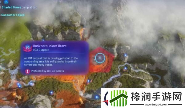 阿凡达潘多拉边境前哨站位置