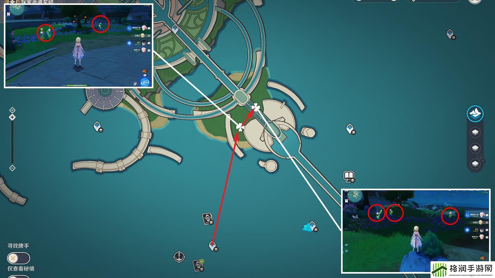 原神虹彩蔷薇采集路线2024